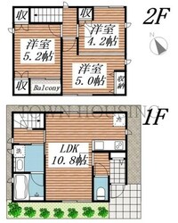 世田谷区桜２丁目戸建住宅の物件間取画像